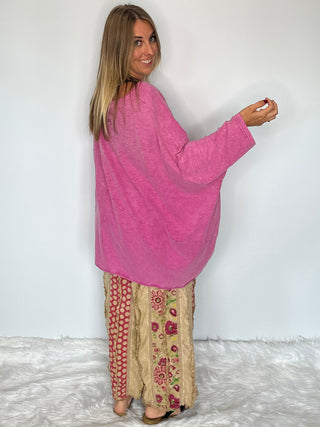 Jaded Gypsy | The Be Free Tunic Top: Vintage Dragonfruit Edition
