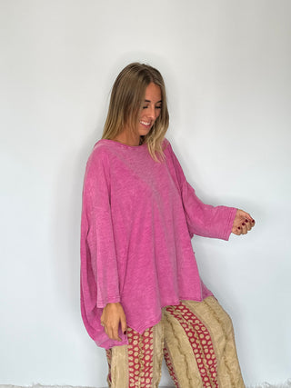 Jaded Gypsy | The Be Free Tunic Top: Vintage Dragonfruit Edition