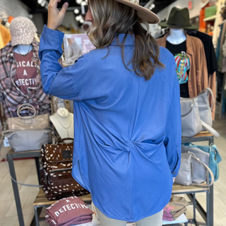 Ophelia Oversized Tunic Top - White Lily Boutique