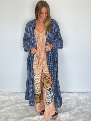 Jaded Gypsy Sweet Nothings Dress - Navy Dot