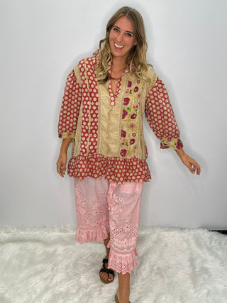 Garden Day Dream Reversible Organic Cotton Top by Jaded Gypsy