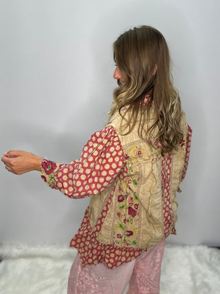 Garden Day Dream Reversible Organic Cotton Top by Jaded Gypsy