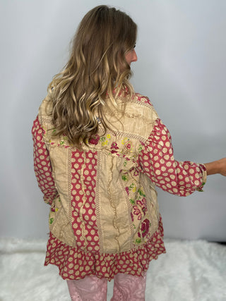 Garden Day Dream Reversible Organic Cotton Top by Jaded Gypsy