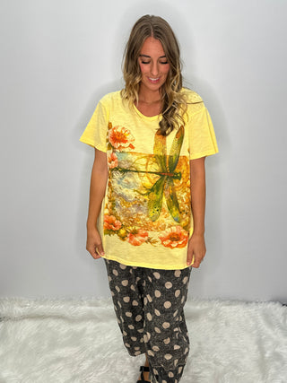 Moon Dance Artisan Cotton Tee - Travel About | Jaded Gypsy Luxury