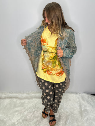 Moon Dance Artisan Cotton Tee - Travel About | Jaded Gypsy Luxury