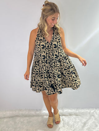 Horizon Halter Dress