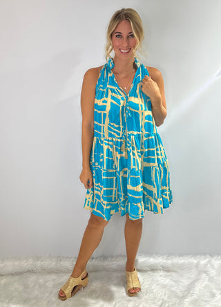 Horizon Halter Dress