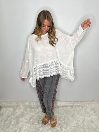 Meadow Wind Top - Parchment by Jaded Gypsy