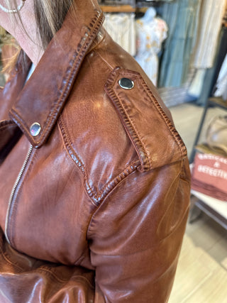 I Can Leather Jacket - White Lily Boutique