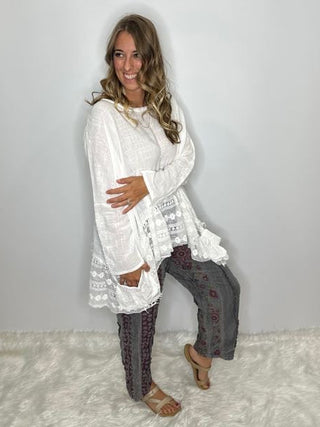 Meadow Wind Top - Parchment by Jaded Gypsy