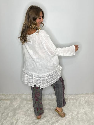 Meadow Wind Top - Parchment by Jaded Gypsy