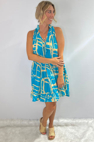 Horizon Halter Dress