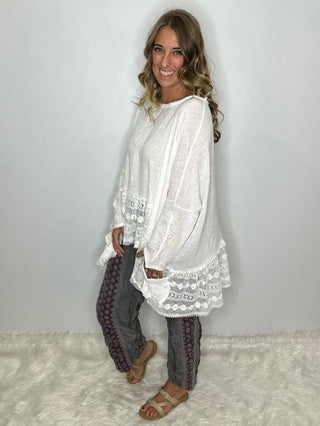 Meadow Wind Top - Parchment by Jaded Gypsy
