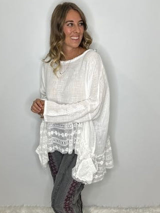 Meadow Wind Top - Parchment by Jaded Gypsy