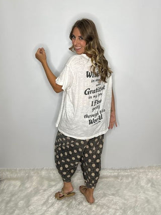 Worn and Weathered Moon Dance Tee - Art of Freedom by House of Jaded Gypsy