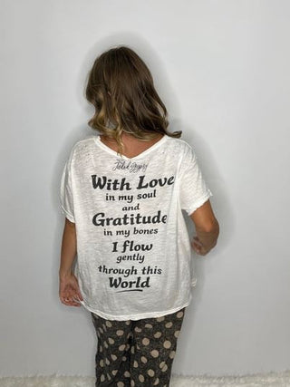 Worn and Weathered Moon Dance Tee - Art of Freedom by House of Jaded Gypsy