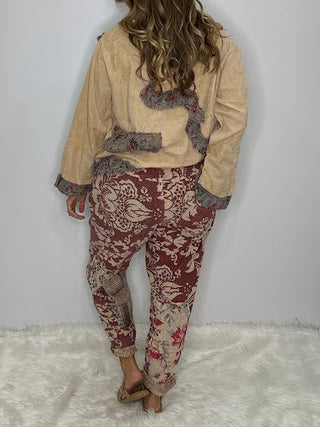 Jaded Gypsy Traveling On Pants - Wander Bloom Artisan Cotton 