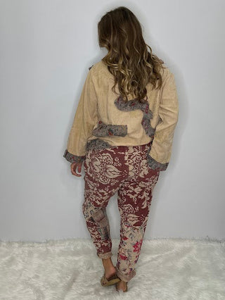 Mystic Journey Floral Ruffle Top | Jaded Gypsy Designer Cotton