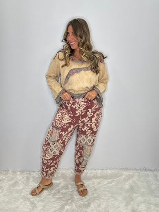 Mystic Journey Floral Ruffle Top | Jaded Gypsy Designer Cotton
