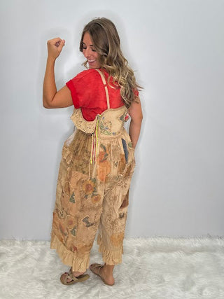 Floral Meadows Overalls - Exclusive Limited Edition- House of Jaded Gyspy