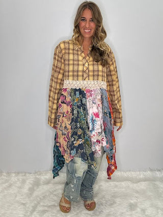 Jaded Gypsy RAYS OF LOVE Artisan Cotton Tunic