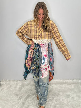 Jaded Gypsy RAYS OF LOVE Artisan Cotton Tunic