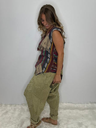 Balinese Walks Vest - Magenta Tribal by Jaded Gypsy