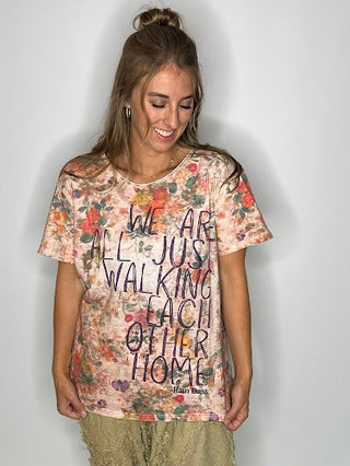 Jaded Gypsy Exclusive 'HOME' Artisanal Cotton Moon Dance Tee