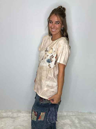 Jaded Gypsy Moon Dance Artisanal Tee - FLOAT AWAY