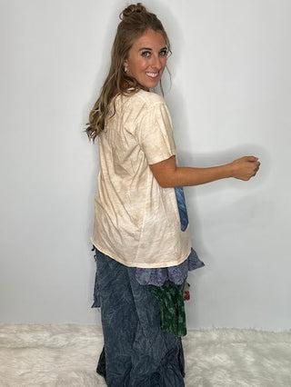Jaded Gypsy Moon Dance Artisanal Tee - FLOAT AWAY 