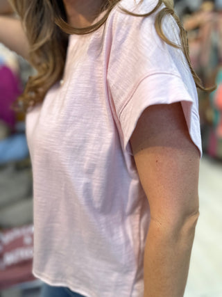 Our Favorite Boxy Slub Boxy Tee - White Lily Boutique