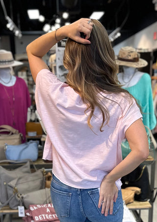 Our Favorite Boxy Slub Boxy Tee - White Lily Boutique