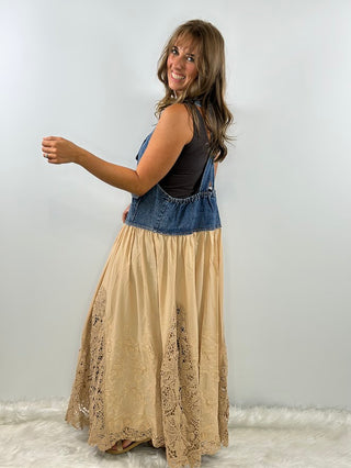 Whispering Willow Lace Vest Duster | Jaded Gypsy Artisanal Collection