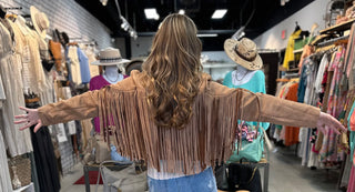 Suede for Days Fringe Jacket - White Lily Boutique