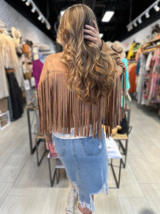 Suede for Days Fringe Jacket