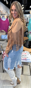 Suede for Days Fringe Jacket