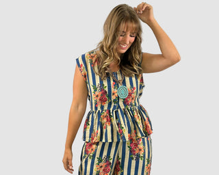 Jaded Gypsy Signature Starlight Drift Tank – Royal Stripe