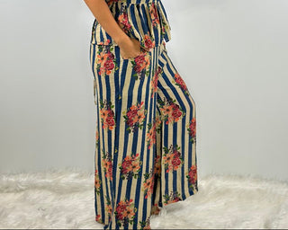 Jaded Gypsy Starlight Drift Pant in Royal Stripe