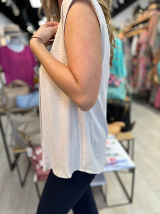 Classic Collared V Neck Blouse