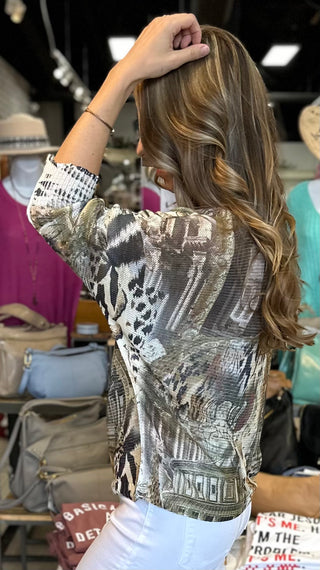 Fall City Sweater Top - White Lily Boutique