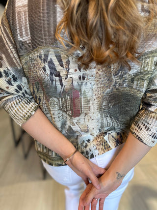 Fall City Sweater Top - White Lily Boutique
