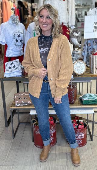 Judy Blue Mid Rise Vintage Wash Boyfriend w Cuff - White Lily Boutique