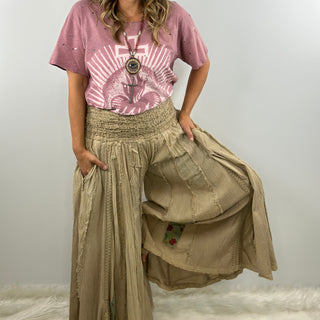 Jaded Gypsy Moonbeam Nomad Pants - Beige