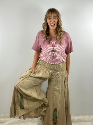 Jaded Gypsy Moonbeam Nomad Pants - Beige