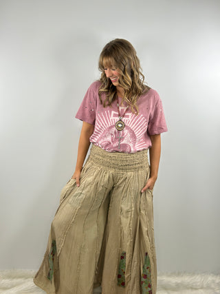 Jaded Gypsy Moonbeam Nomad Pants - Beige