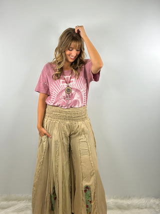 Jaded Gypsy Moonbeam Nomad Pants - Beige