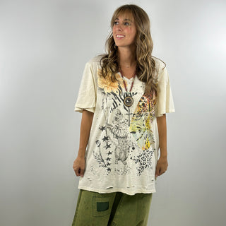 Whiskers Has Wings Tee by A Rare Bird