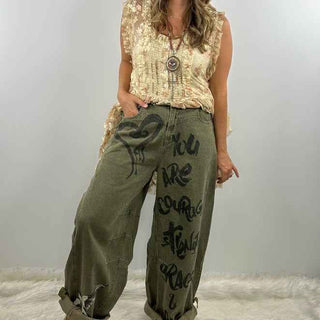 Brave Enough Denim Pants by A Rare Bird