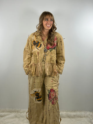 Bumble Bee Rose Jacket by A Rare Bird