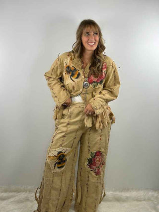 Bumble Bee Rose Pants by A Rare Bird